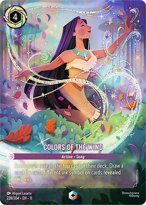 Colors of the Wind - Enchanted Disney Lorcana Winterspell 228/204 NM