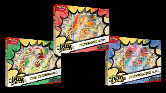Ascended Heroes Ex Box — 4 packs
