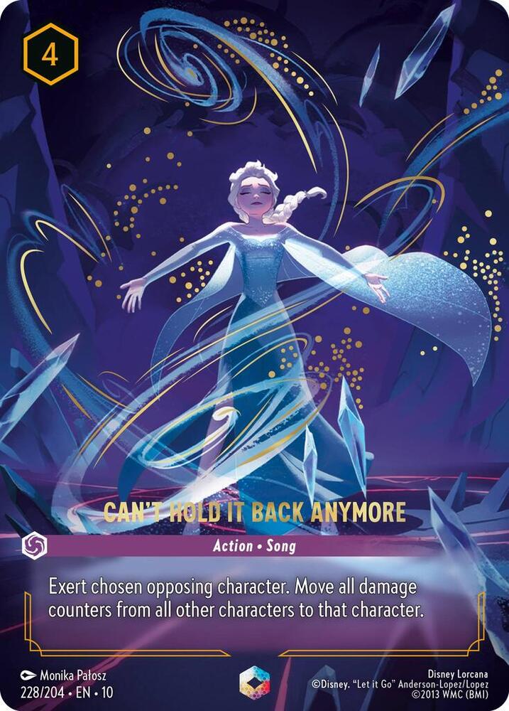 Can't Hold It Back Anymore - Enchanted Disney Lorcana Whispers in the Well 228/204 NM