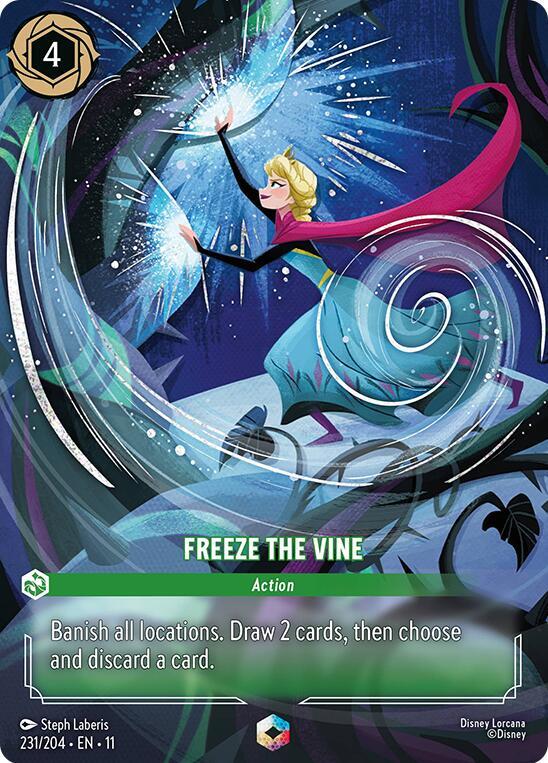 Freeze the Vine - Enchanted Disney Lorcana Winterspell 231/204 NM