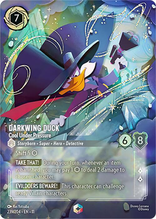 Darkwing Duck - Cool Under Pressure Enchanted Disney Lorcana Winterspell 239/204 NM