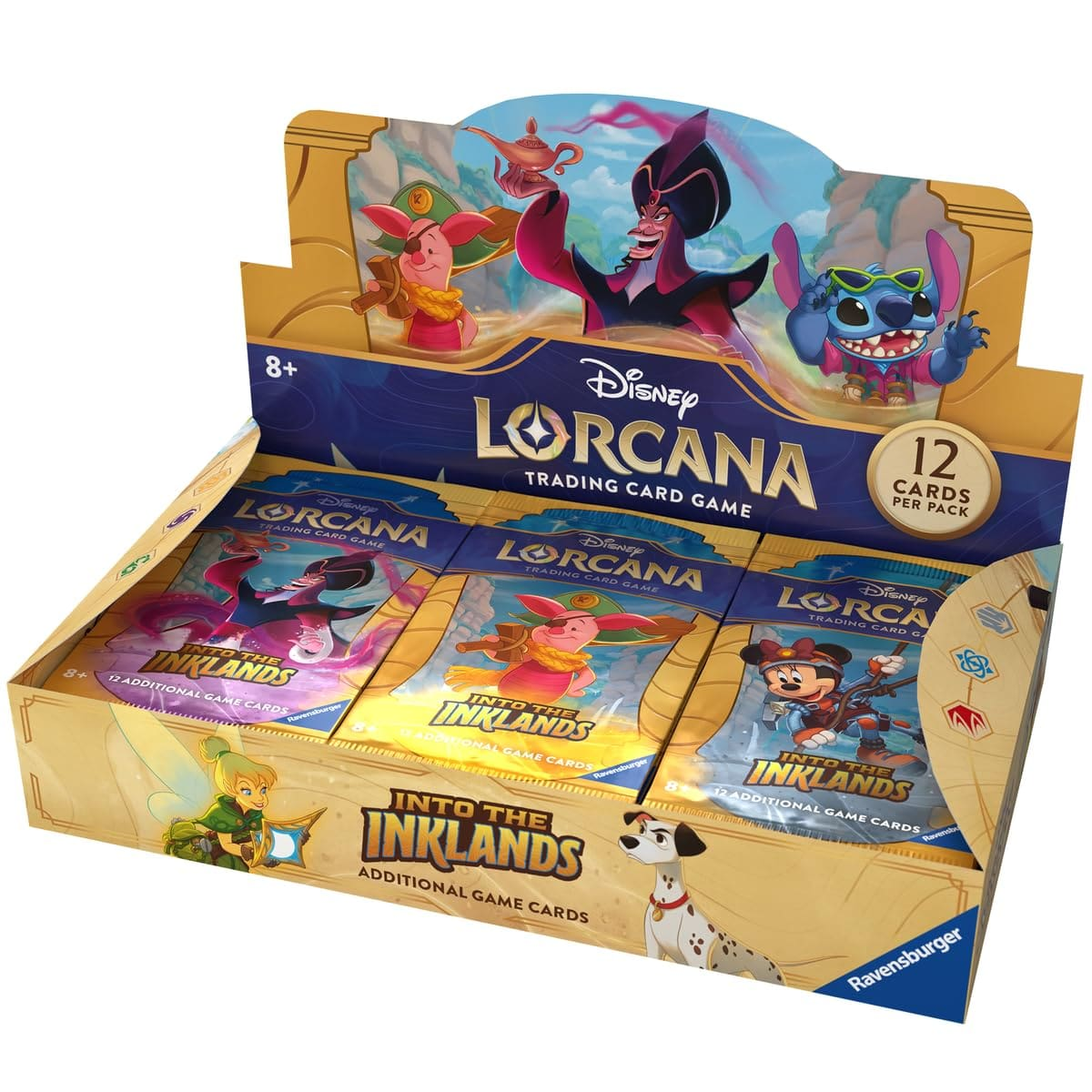 Disney Lorcana Into the Inklands Set 3 booster display artwork