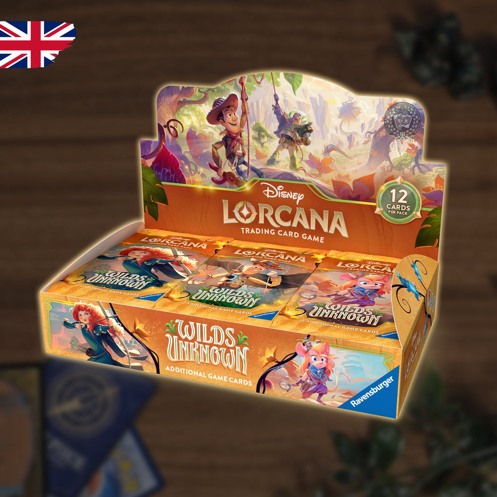 Disney Lorcana Wilds Unknown Set 12 booster display artwork