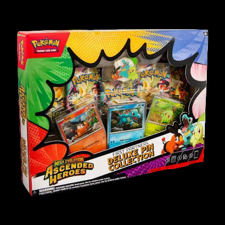 Ascended Heroes First Partners Deluxe Pin Collection — 5 packs